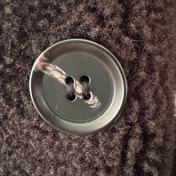 ZARA WOMEN LONG DOUBLE FACED COAT BROWN REVERSIBLE - Picture 14 of 16